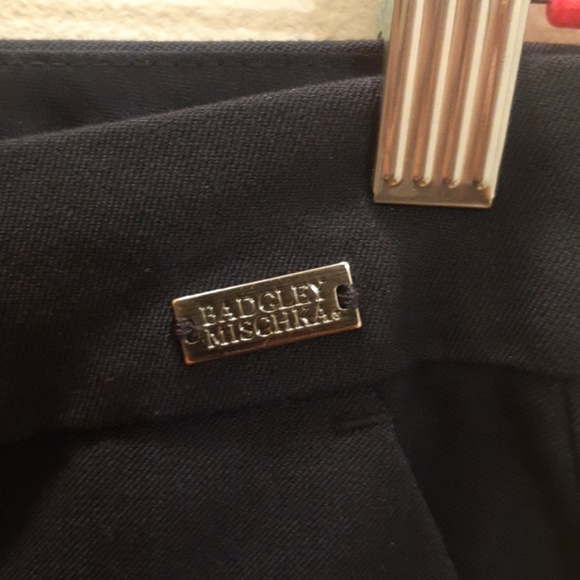 Badgley Mischka navy dress pants. - Picture 4 of 6